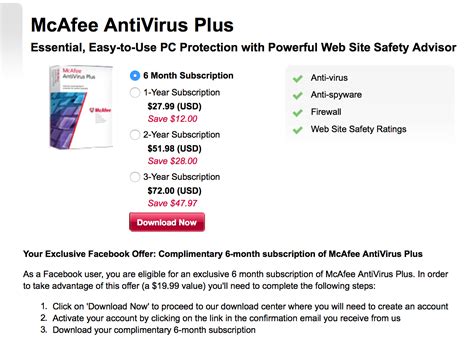 mcafee free trial download|Free Antivirus Download .